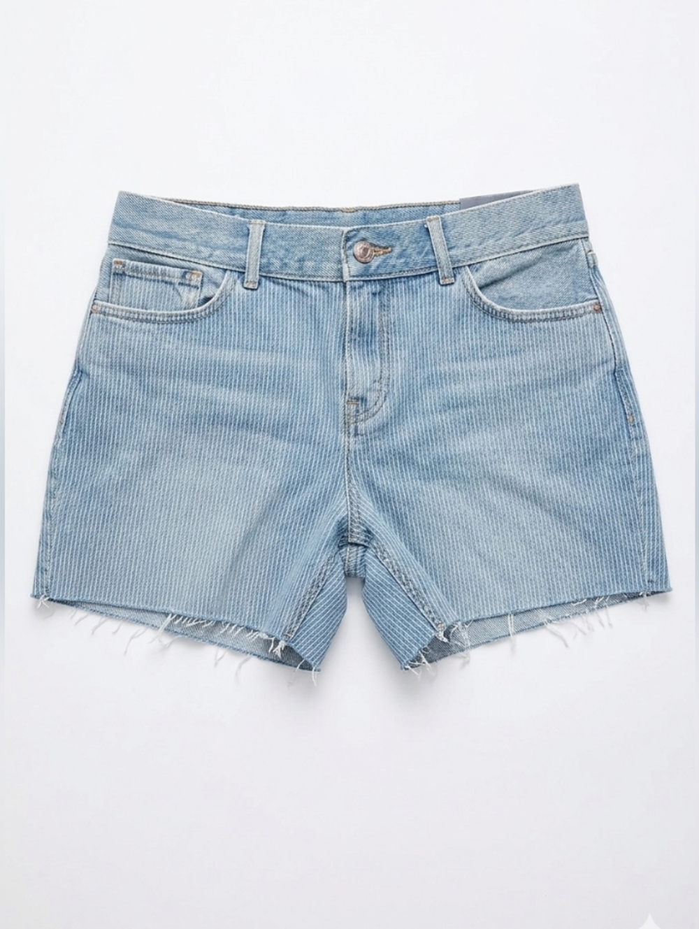 Express Women's Rigid Mid Rise Jean Shorts 4" Inseam~Size 6~New With Tags